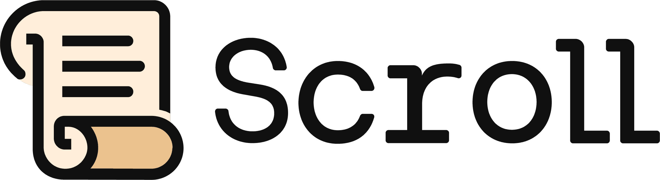 Scroll logo