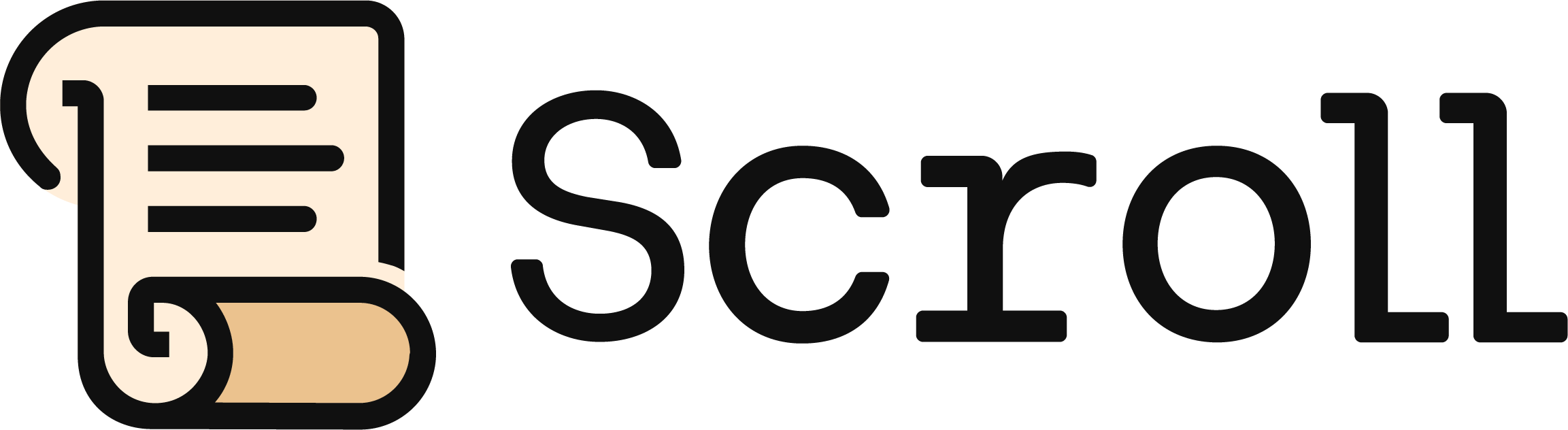 Scroll logo